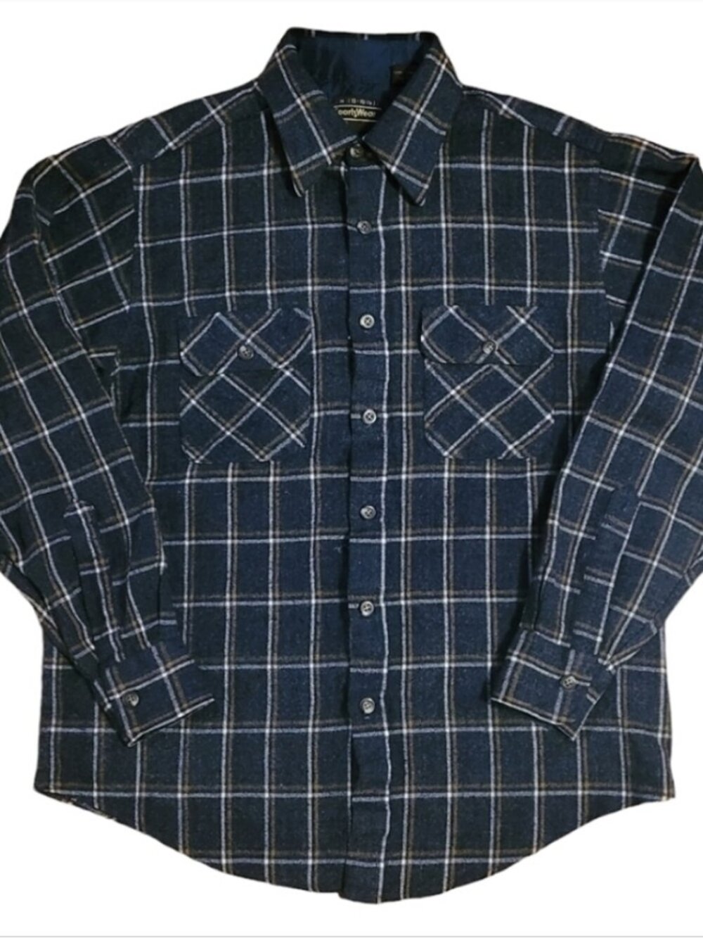 VTG Sears Sportswear Heavy Duty Flannel Sz M